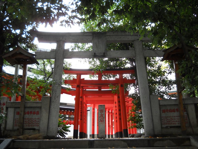 Torii and Temple