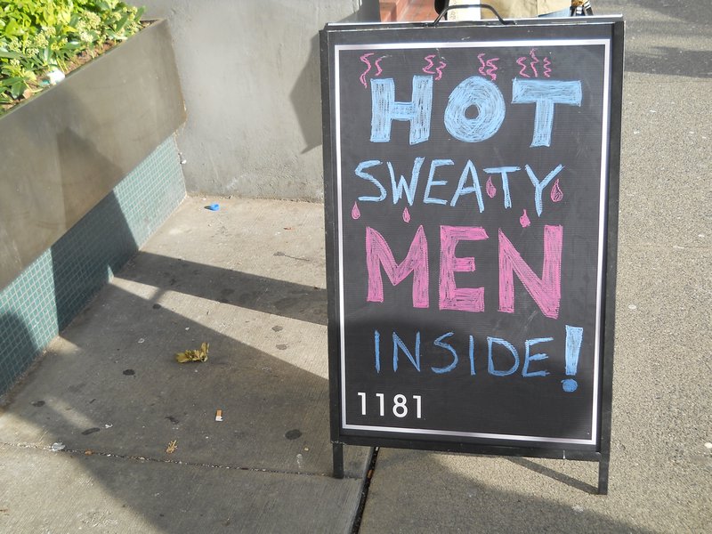 HOT sweaty men inside!