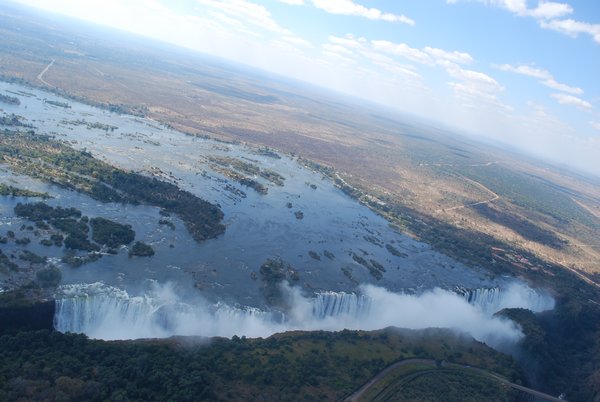 Victoria Falls from above II