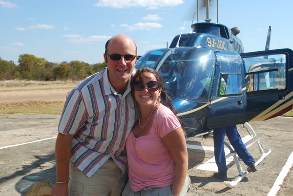 Us and the helicopter
