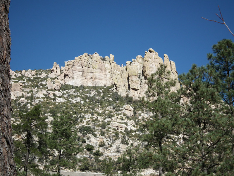 climbing Mount Lemmon -- the fortress