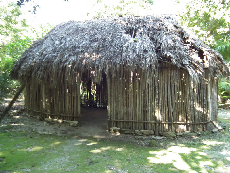 Old maya village replicated