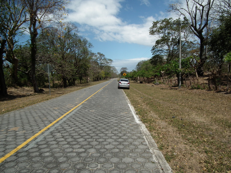 Cobbled road