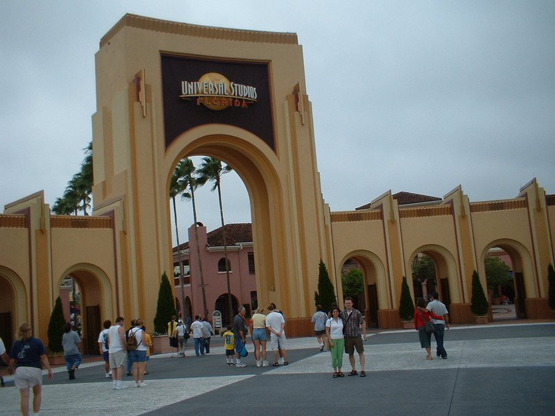 Universal studios entrance.