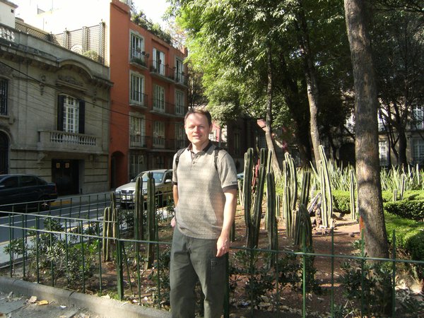 Me in a little park in MExico