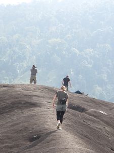 Trekking up Elephant Rock