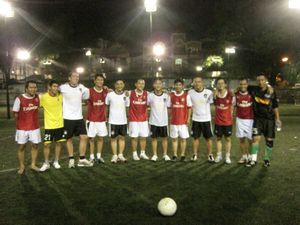 After match photo in the Next vs Anlac football match
