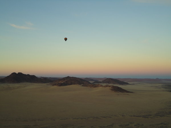 Cruising across the Namib