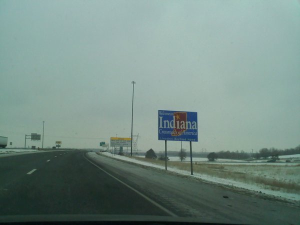 Indiana welcomed us :)