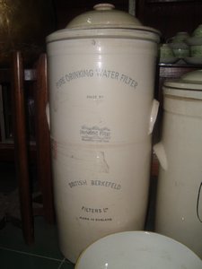 Old British items, this is water cooler made by Doulton before they were Royal Doulton