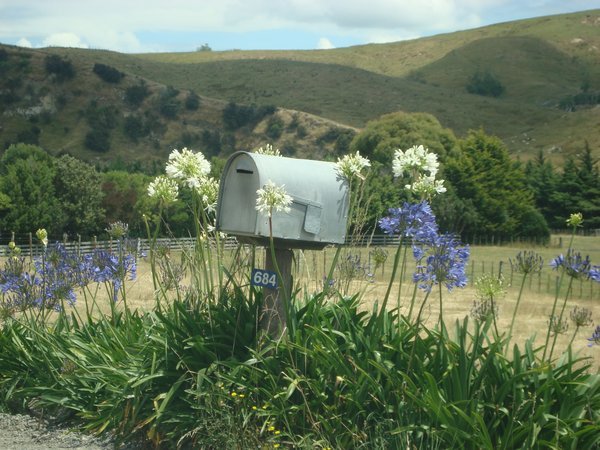 Post box to their farm