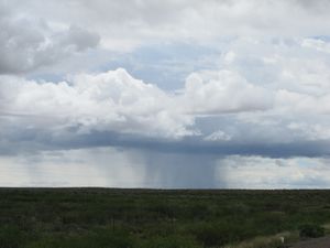 Rain in Namibia