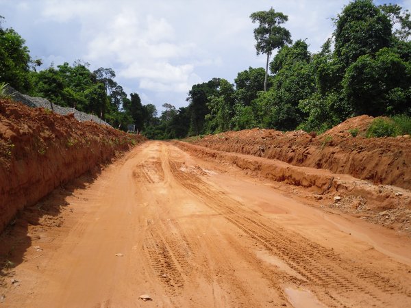 Most roads on Phu Quoc as clay.