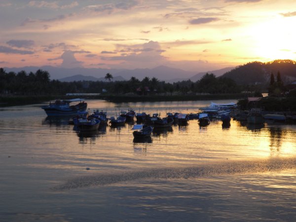 Sun set Nha Trang.