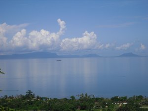 View to Phu Quoc from Kep mountainside.