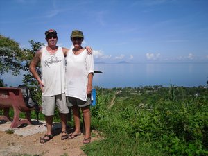 We made to the top of the mountain. Kep.