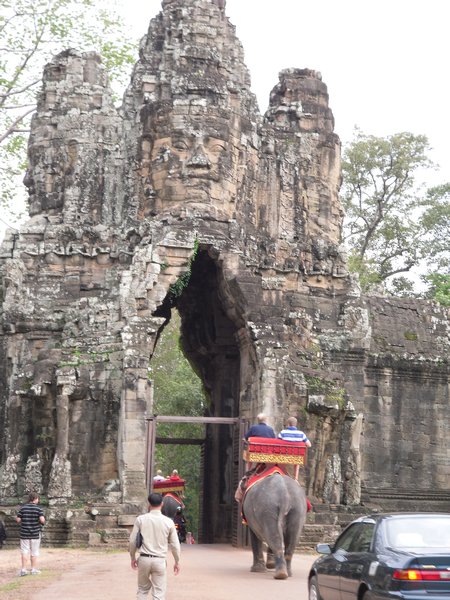 The South Gate to Bayon Temple
