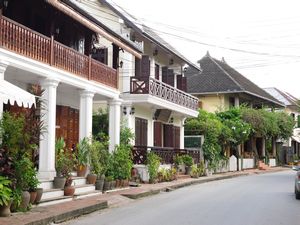 The lovely buildings of Luang Prabang
