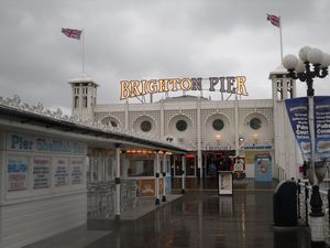 Brighton on a rainy day