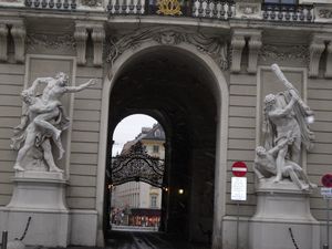 Entrance to the Imperial Palace Vienna