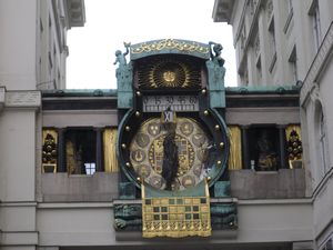 Old clock in Vienna