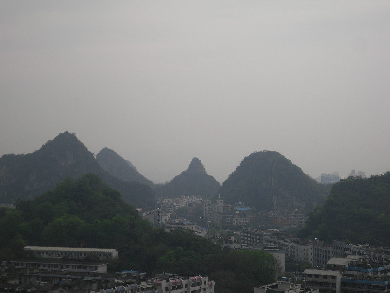 The view of Guilin from the peak