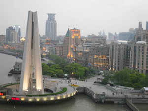 and towards the Bund