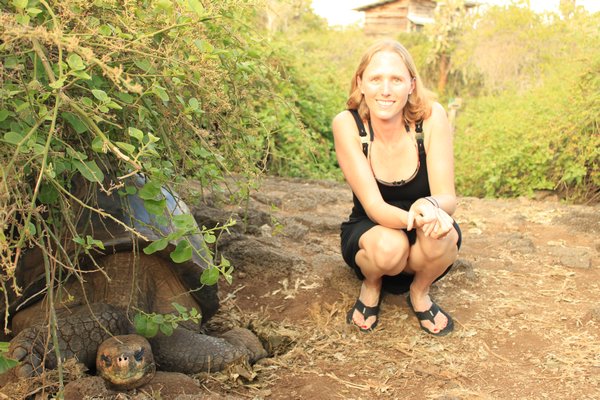 Me and Giant Tortoise