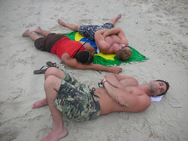 passing out on the beach after EL DIVINO