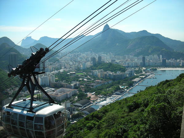 its a steep walk up to sugarloaf mountain