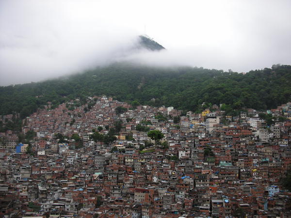 towering favelas