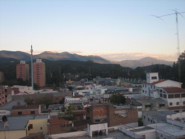 view of Salta from Cerro San Bernardo
