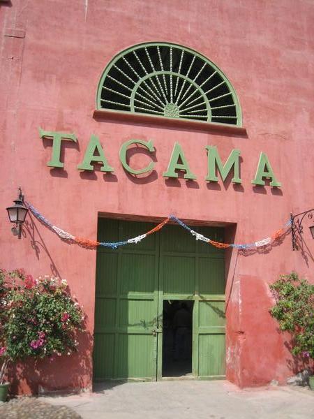 Tacama- the oldest winery (Bogoda) in south America