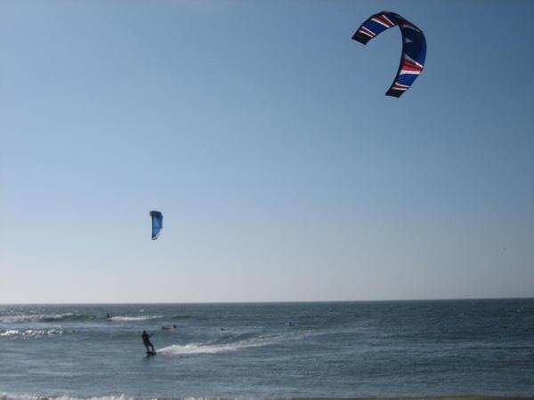 kite surfing!
