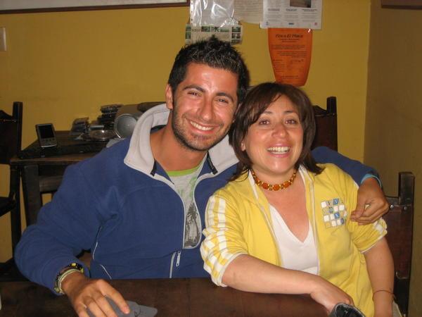 with my spanish teacher, Marcia