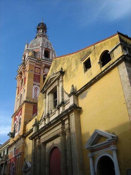 church in Bolivar plaza