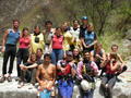 the whole rafting groups and guides