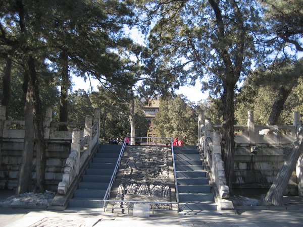 Inside the Ming Tombs gardens