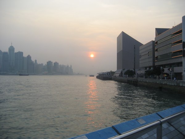 Sunset on Victoria Harbour
