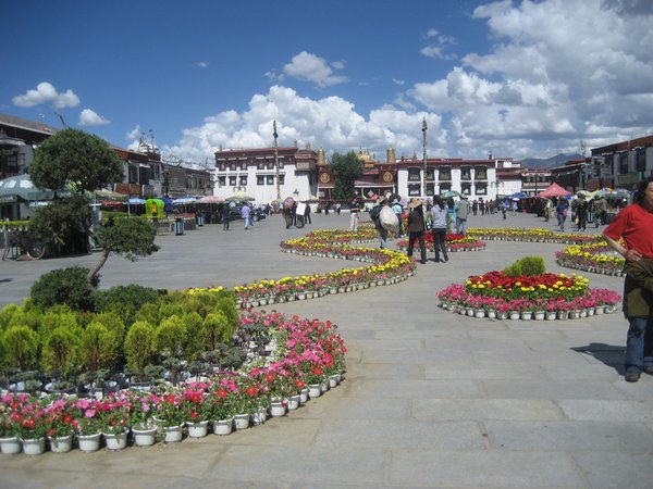 Main Square in Lhasa