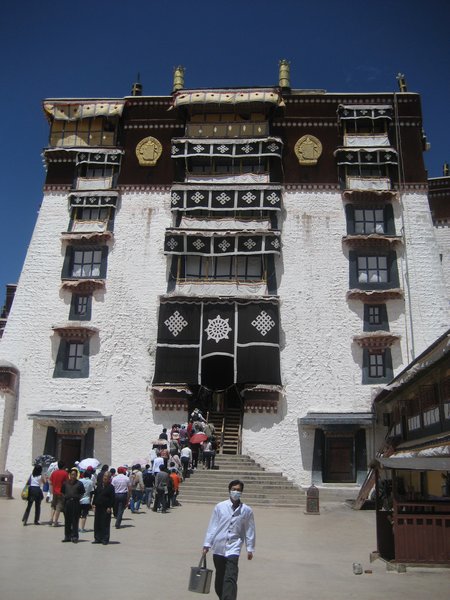 Potala Palace Rooftop Courtyard