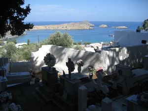 View of the Bay in Lindos