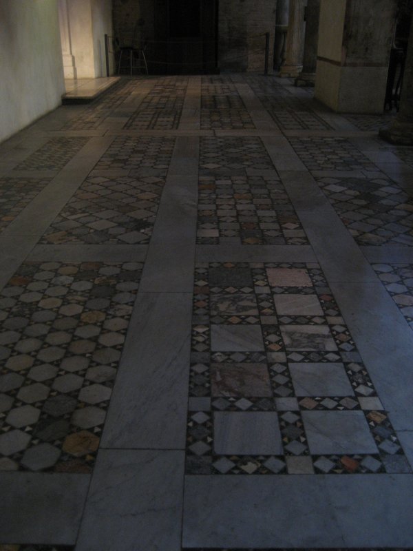 Italian Marble Inlayed Floors