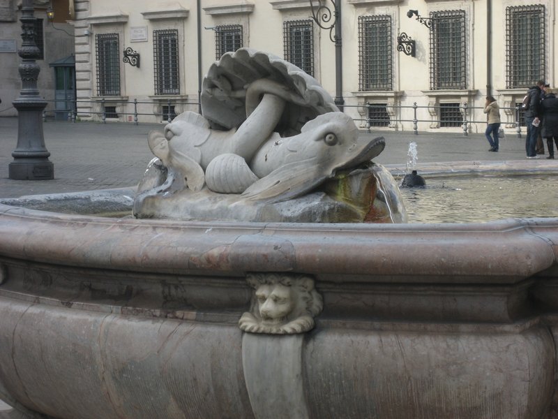 Close-up of the Fountain