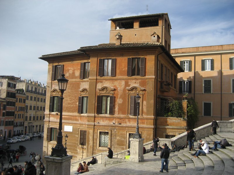 View from Piazza Spagna