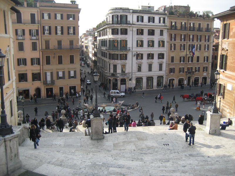 View from Spanish Steps