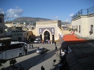 Blue Gate in Fez Medina