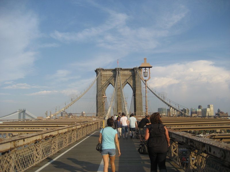 Crossing the Brooklyn Bridge