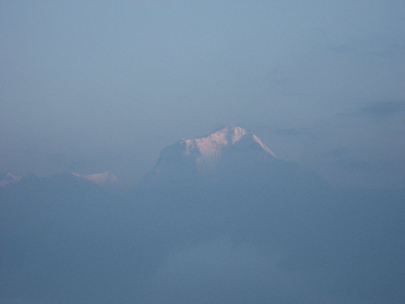 First Glimpse of Annapurna South