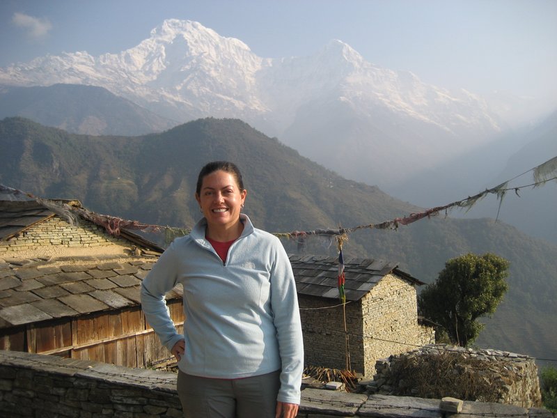 Me in front of Annapurna South